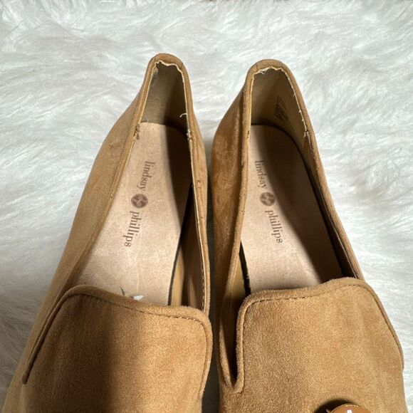 Lindsay Phillips Women’s Dayna Tan Loafer Size 9 - Picture 7 of 10